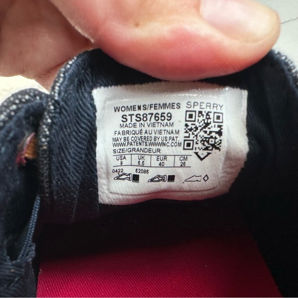 Women’s size 9 Sperry Top-sider’s Memory foam insole new without tags never worn - Picture 3 of 5